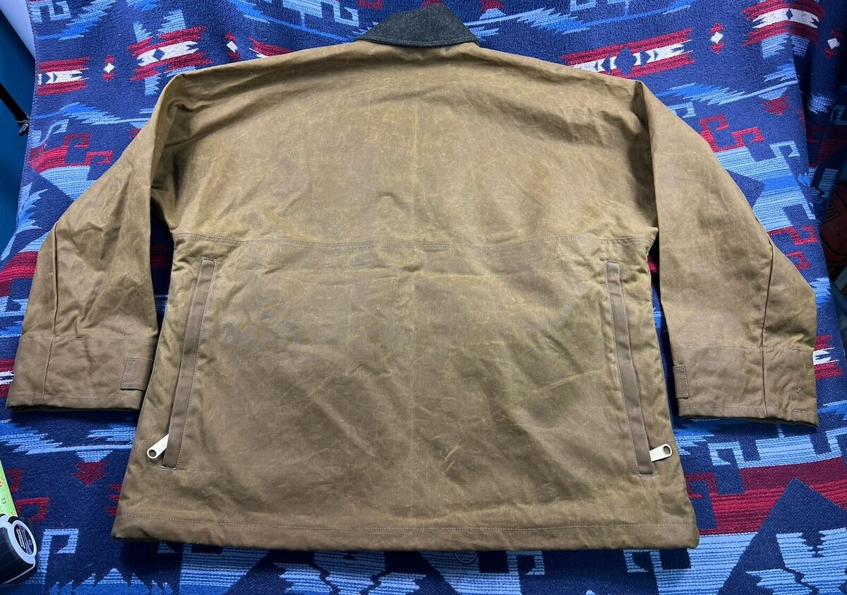 CC FILSON TIN CLOTH FIELD JACKET Coat DARK TAN Hunting Big CC FILSON TIN CLOTH FIELD JACKET Coat DARK TAN Hunting Big