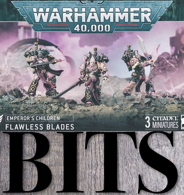 Warhammer 40K Chaos Space Marine Emperors Children FLAWLESS BLADES Bit Bits