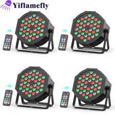 4PCS DJ Disco Party Stage Light 36LED RGB DMX Beam Lights KTV Show PAR Lighting