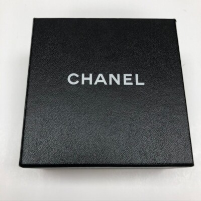 Authentic Chanel Gift Box Black Empty Storage Shopping Small 4.5x4.25x2.25