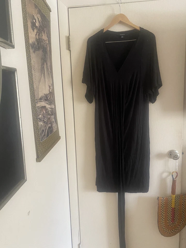 Vestido midi manga dolman tejido jersey envolvente kimono Fairygoth de Chadwick’s 14 Foto 4 de 4