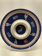 Los Angeles L.A. Dodgers Jack In The Box Chip And Dip Tray Platter 14"