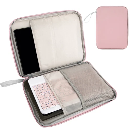 Laptop Sleeve Case Bag Pouch Cover For MacBook Air Pro Dell HP 10.9'' Pink - Picture 1 of 6