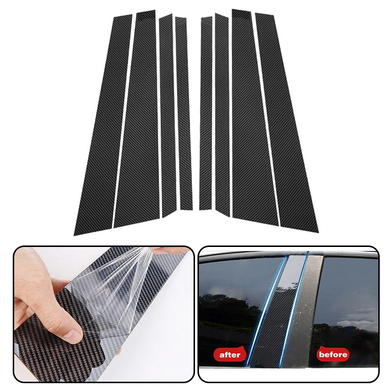 Juego de 8 postes de pilar cromados cubierta de puerta apta para BMW X5 E70 2007-2013 2010 Foto 3 de 4