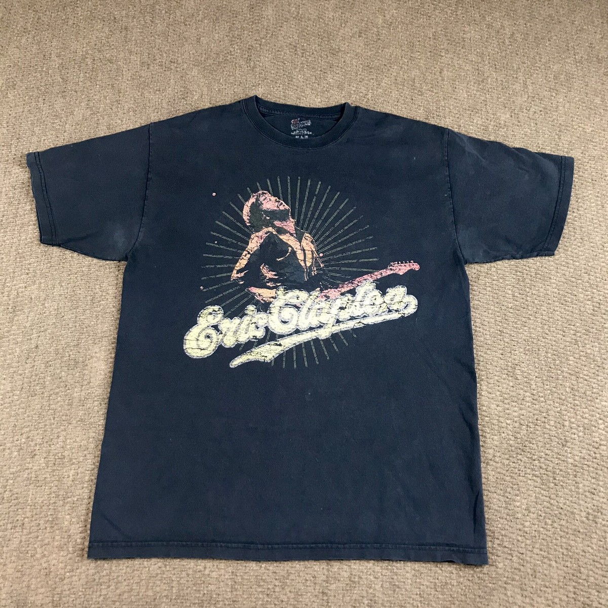 Distressed Vintage Y2K Eric Clapton Band Tee '06 Concert World
