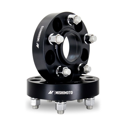 Mishimoto Wheel Spacers - 5X114.3 / 70.5 / 50 / M14 - Black main image 0