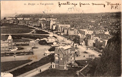 KAPPYS ANTIQUE POST CARDS  EAGLE VIEW DRIPPE FRANCE 1910 (179)