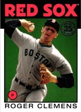 2021 Topps #86B-40 Roger Clemens 1986 Topps Baseball 35th Anniversary