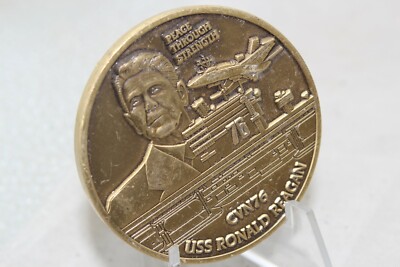 アメリカ海軍 CVN-76 USS RONALD REAGAN チャレンジコイン USS Ronald Reagan CVN 76 Challenge Coin | eBay