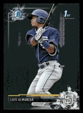 2017 Bowman #BCP8 Luis Almanzar Chrome Prospects