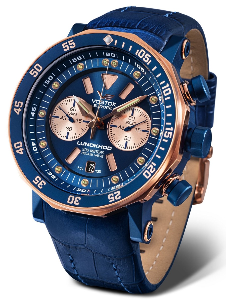 Vostok-Europe LUNOKHOD 2 GRAND CHRONO Mens Watch 6S21-620E631 | eBay