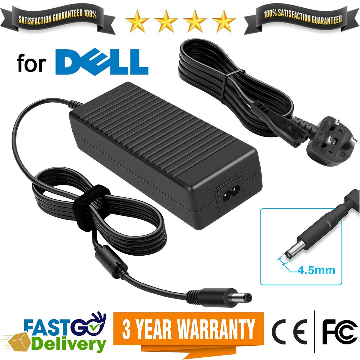 For Dell 130W AC Adapter P56F DA130PM130 HA130PM130