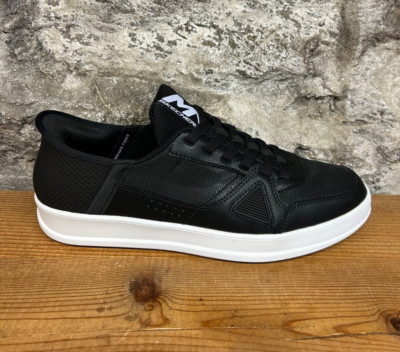 Skechers Mark Nason: New Wave Cup   Hayes 210871 Mens Slip-Ins Black New In Box