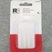 RELIABILT 8 ct, White Toilet Shims, Item 247885, Model RB836-49