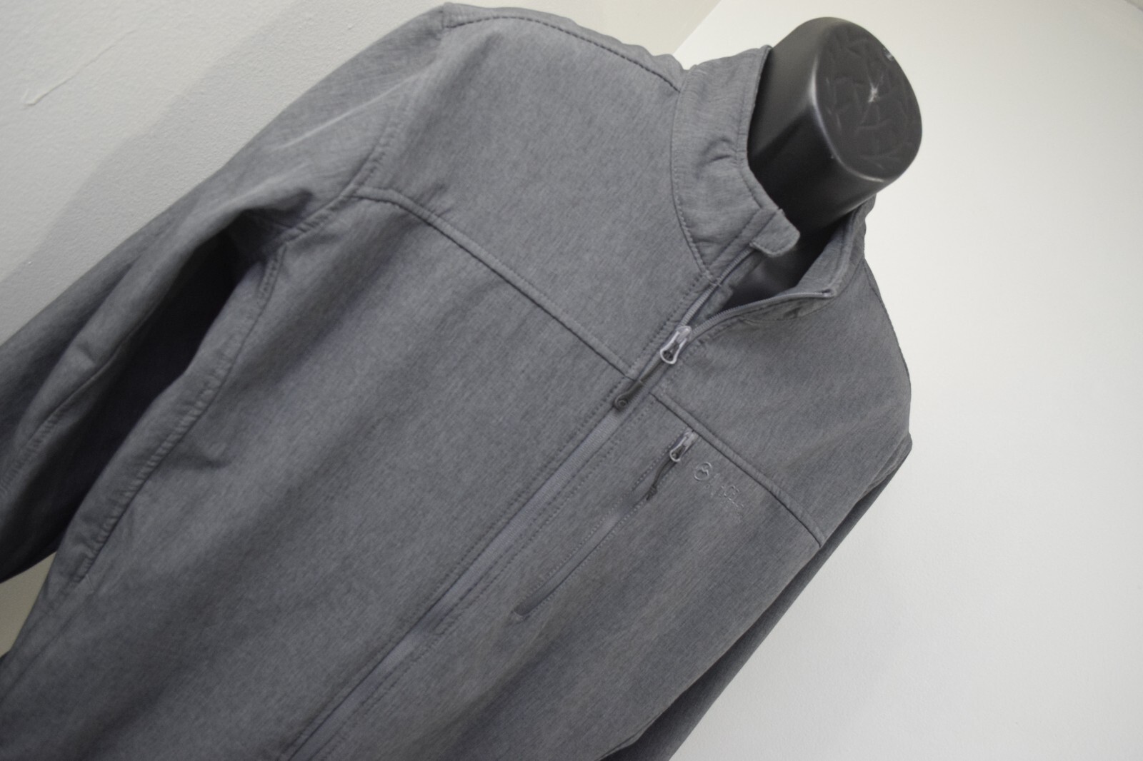 Magellan Soft Shell Jacket Fleece Lined Gray Full… - image 3
