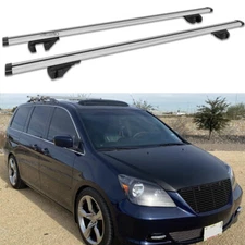 53" Top Roof Rack Rail Cross Bar Luggage Cargo Carrier w/ Lock For Honda Odyssey