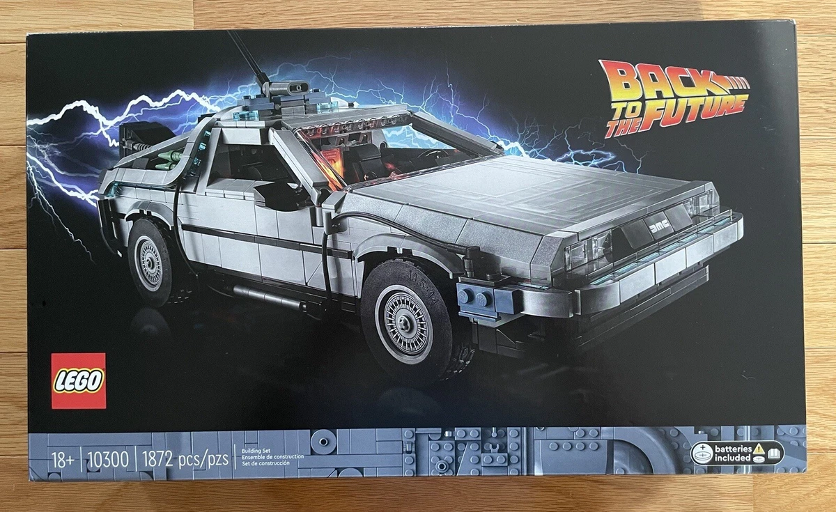 LEGO 10300, ICONS, Back to the Future DeLorean Time Machine, New Sealed  Box 798525497039