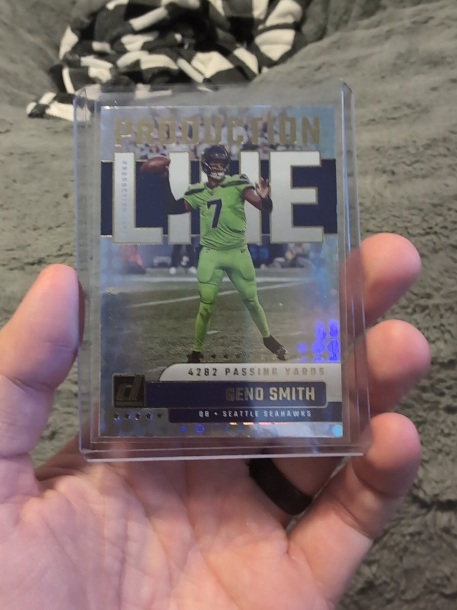 2023 Panini Donruss Football Geno Smith No. PDL-7 PRODUCTION LINE INSERT