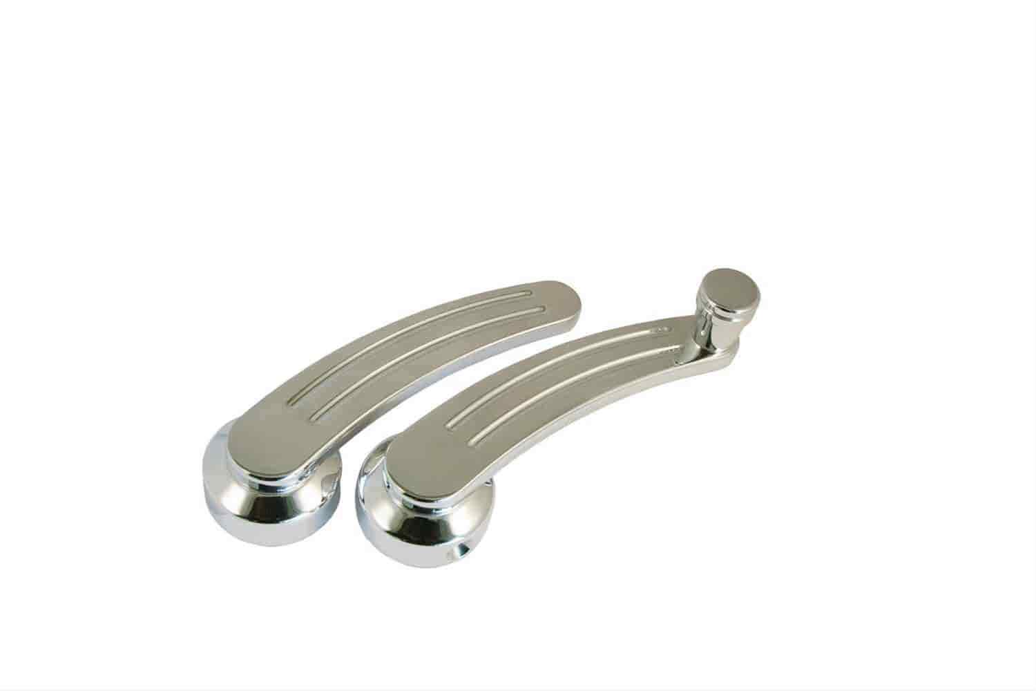 All American Billet DH-BM-P-1 Interior Door Handles 1948 and Earlier GM 7/16 Rou