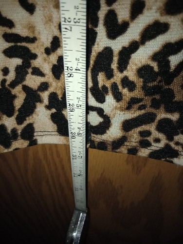Double Zero Bleistiftkleid Damen Größe Medium Langarm Schwarz Animalprint 26×30 - Bild 11 von 13