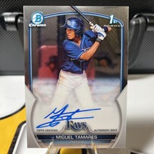 2023 Bowman Chrome - Prospect Autographs #CPA-MT Miguel Tamares (AU, RC)