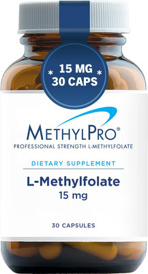 15Mg L-Methylfolate - Professional Strength Active Methylfolate, 5-MTHF Suppl...