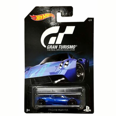 Hot Wheels GT Gran Turismo 4/8 Pagani Huayra Racing Car 1:64 Blue