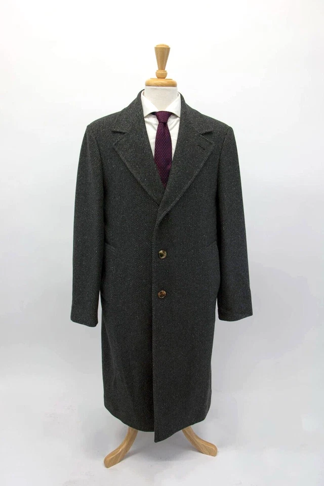 NWT$7495 Brunello Cucinelli Men Cashmere-Silk-Wool Striped Overcoat 48/38US A252 - Image 2 of 4