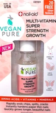 Vegan Pure Multi-Vitamin Nail Polish for STRONG HEALTHY Nails Treatment 0.5oz