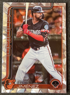 2025 Topps Series 1 #90 Eloy Jimenez DIAMANTE FOIL SP. Baltimore Orioles