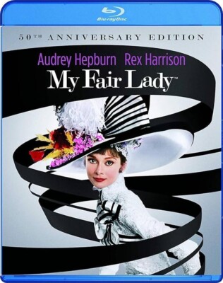 New MY FAIR LADY 2-Disc 50th Anniv RM Blu-ray Hepburn Harrison Rare OOP Unsealed