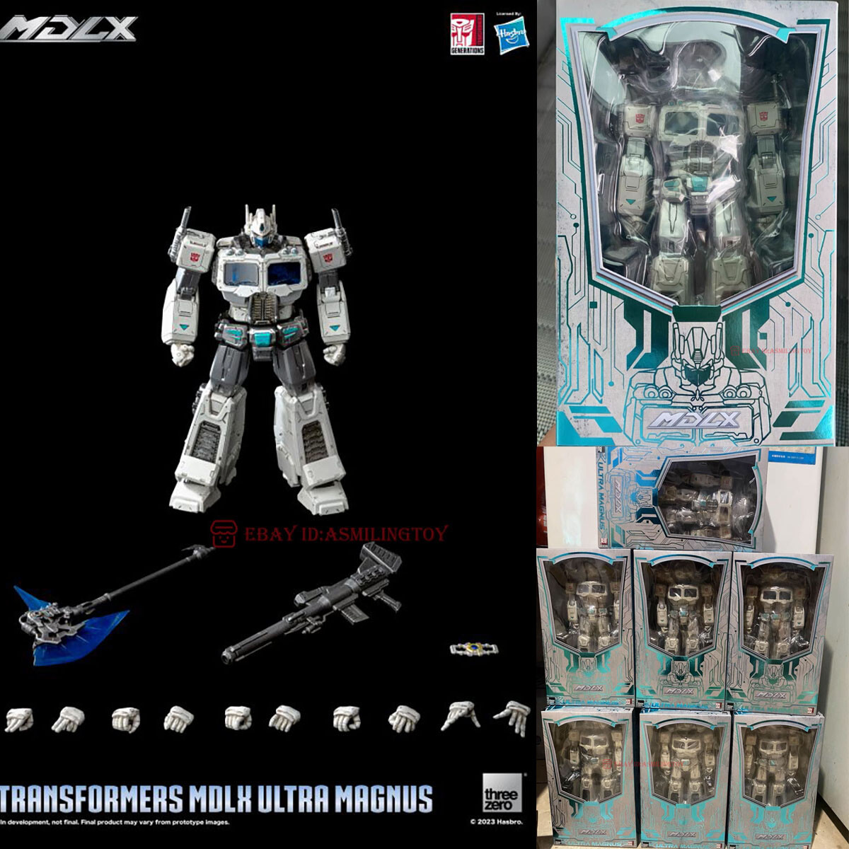 Threezero 3A 3Z0530 Transformers MDLX Ultra Magnus Robot Model Toy