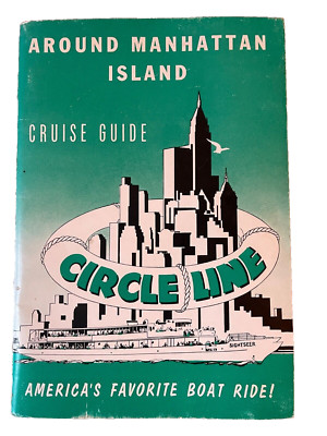 1959 Circle Line Cruise Boat Guide Around Manhattan Island New York USA History