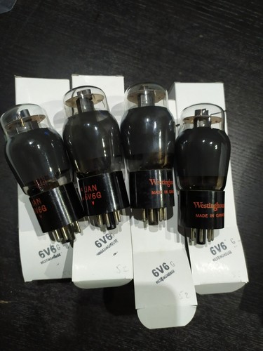 6V6G Tube Valve Vacuum MAZDA NOS Lot 2 Pcs MATCHED TIR42