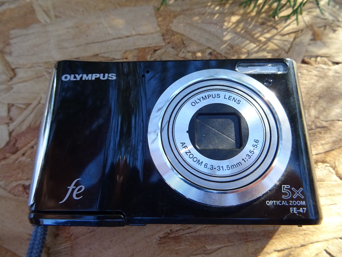 Olympus FE FE-47 14.0MP Digital Camera - Black FOR REPAIR AS IS
