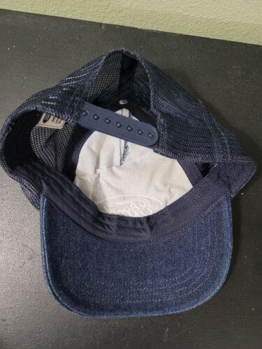 FORD Officially Licensed Denim Blue Jean Trucker Hat Snapback Cap Classic F100 - Picture 3 of 4
