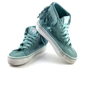 girls turquoise vans