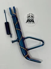 SCOOTER 50CC 150CC GY6 DIO JOG  SIDE KICK STAND BLUE / GOLD