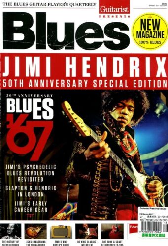 Guitarist Presents Blues UK Spring 2017 JIMI HENDRIX 50th Anniversary Edition - Picture 1 of 3
