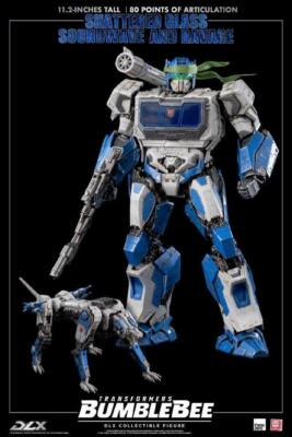 New Threezero 3A 3z0160-Ex Bumblebee Dlx Soundwave & Ravage Limited Ver. Figure