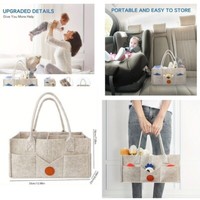 Free Diaper Caddy Organizer + 10 Pack Nappy Refill Bags For Tommee Tippee Bin