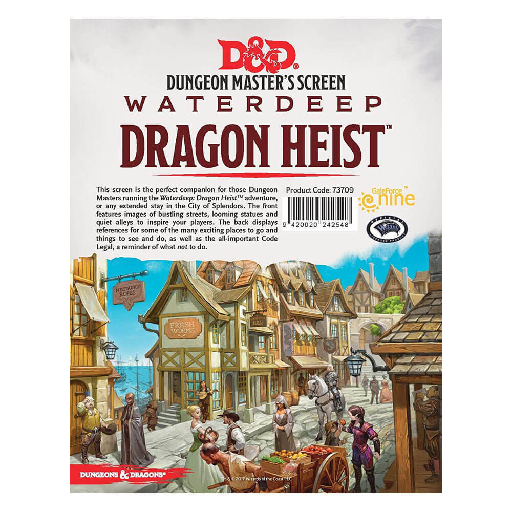 Schermata Master del Dungeon di D e D Waterdeep Fantastic Treasure Trove Dragon