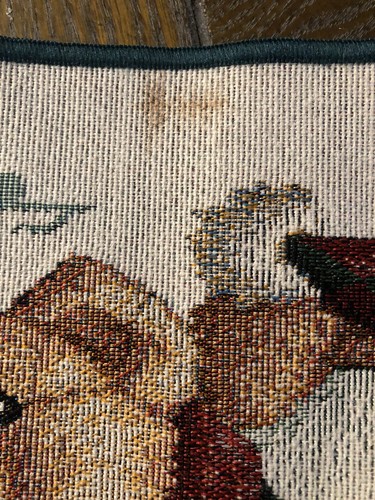 Vintage Hanging Tapestry Decor Caroling Bears American Greetings Christmas 34in - Picture 5 of 5