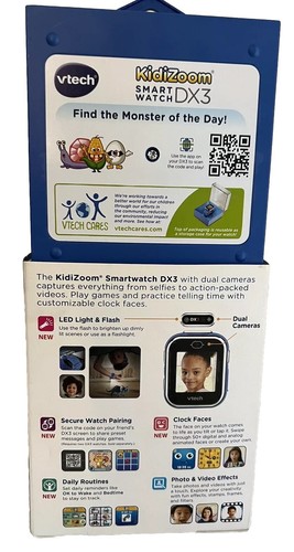 VTech KidiZoom Smart Watch DX3 - Blue - Picture 3 of 9