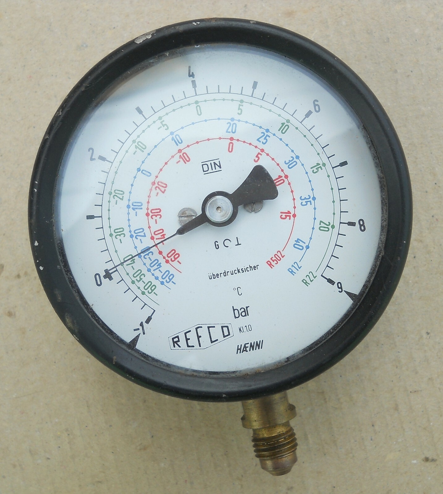 REFCO/HAENNI KI.1.01 to 9 Bar R502/R22/R12 Grelly UK