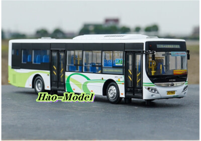 1:42 YUTONG E12 Shanghai Bus Pure Electric Model Alloy Diecast Gifts Collection
