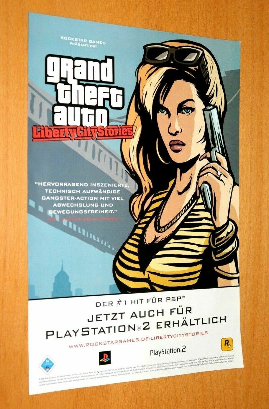 Grand Theft Auto: Liberty City Stories (Sony PSP, 2005) BOX, Manual, Poster  ONLY! – GeekGearStore