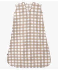 Halo Sleep Sack Micro Fleece Small 1.0tog Gingham Tan