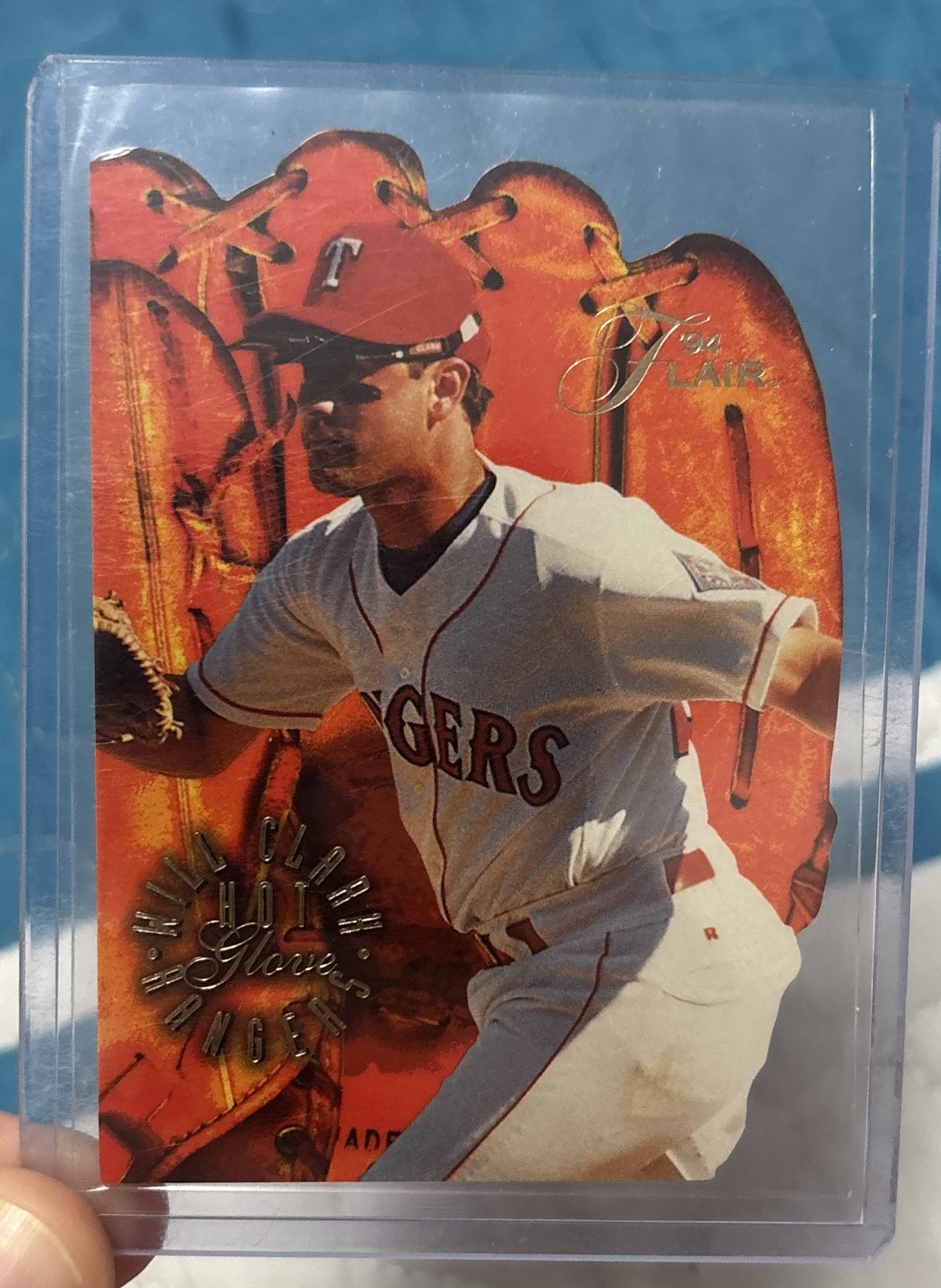 1994 Flair - Hot Gloves Will Clark #2 SSP RARE