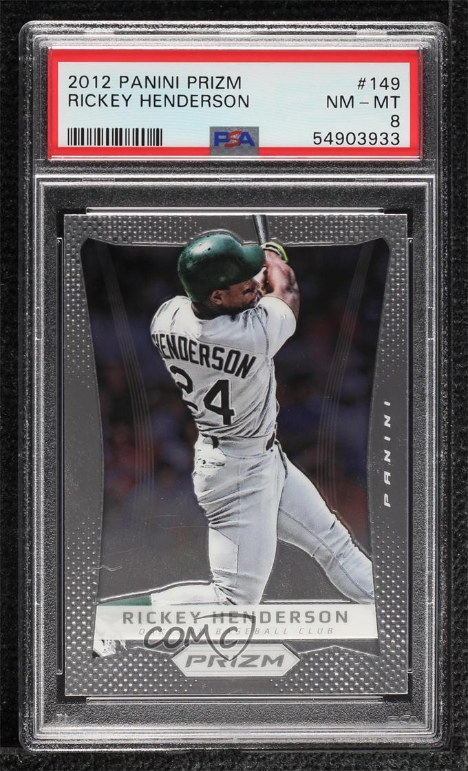 2012 Panini PANINI PRIZM #149 Rickey Henderson front